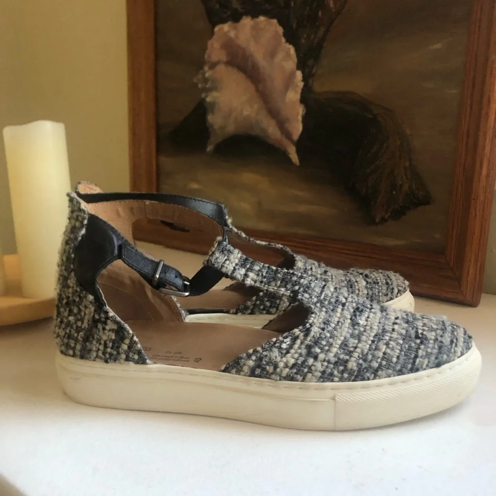 Anthropologie Tweed Mary Jane Sneakers - Picture 5 of 10